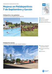 Mejoras en Polideportivos 7 de Septiembre y Garzón - Distrito Noroeste