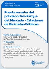 Puesta en valor del polideportivo Parque del Mercado + Estaciones de Bicicletas Públicas - Distrito Sur.jpg
