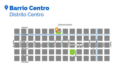 Mapa del Operativo Distrito Centro