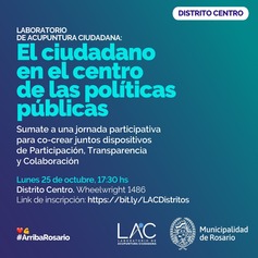 CMD Centro - Laboratorio de Acupuntura Ciudadana - Participación