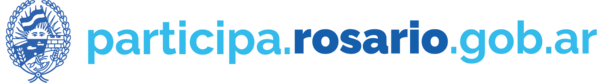 Logo oficial de Rosario Participa