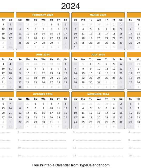 avatar Free Printable Calendar 2024